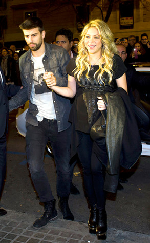 Shakira, Gerard Pique, Barcelona, Spain Shakira, Gerard Pique, Barcelona, Spain